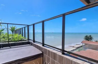 Frente mar, pé na areia! pronto pra morar!  cobertura duplex 3 suítes à venda no bessa / jardim oceania | joão pessoa - paraíba. ed. avoante