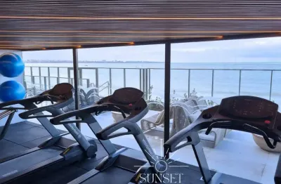 Alto padrão, frente mar, pé na areia! pronto pra morar! apartamento 2 suítes + 1q à venda no bessa, jardim oceania joão pessoa, paraíba. ed. avoante