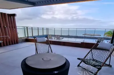 Alto padrão, frente mar, pé na areia! pronto pra morar! apartamento garden à venda no jardim oceania joão pessoa, paraíba. ed. avoante