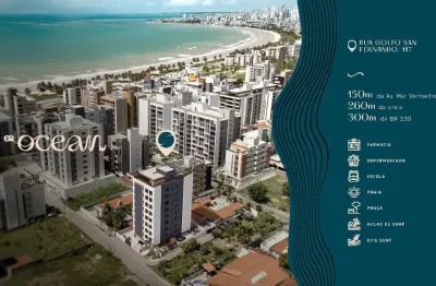 A 250 metros da praia. apartamento alto padrão com 3 quartos, 2 suítes à venda em intermares, cabedelo - paraíba. entrega em julho 2026