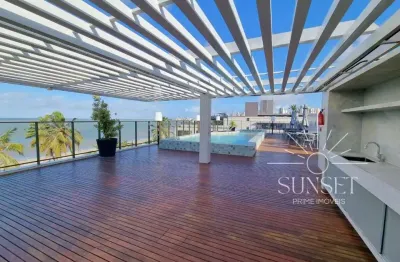 Alto padrão, frente mar, pé na areia, pronto pra morar! apartamento 3 quartos, 1 suíte à venda no jardim oceania, joão pessoa - paraíba.
