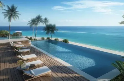 Apartamento 3 quartos alto padrão, frente mar à venda em cabedelo, paraíba. samburá eco resort. entrega: 2028