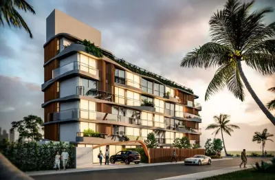 Lançamento frente mar. apartamento studio / flat à venda em cabo branco, joão pessoa - paraíba. entrega: 2028
