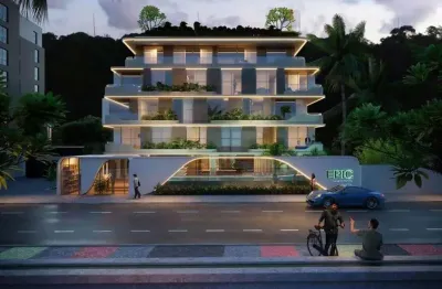 Frente mar, alto padrão. apartamento garden 2 quartos 1 suíte, à venda no cabo branco, joão pessoa, paraíba. ed. epic jane miranda. entrega ago/26