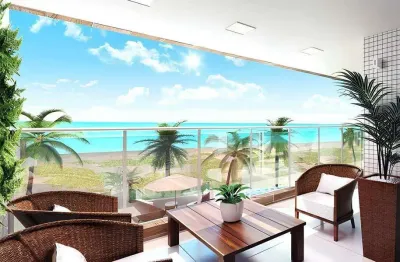 Frente mar alto padrão novo e pronto pra morar. apartamento 2 quartos 1 suíte à venda cabedelo - paraíba - ed. chaves do paraíso