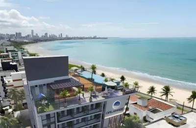 Investimento a poucos metros da praia: 12% de ato + facilitas. studios / flats à venda em manaíra, joão pessoa - paraíba. entrega em 2027