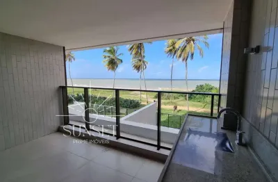 Alto padrão, frente mar, pé na areia, pronto para morar! apartamento 3 suítes à venda no jardim oceania, joão pessoa - paraíba.