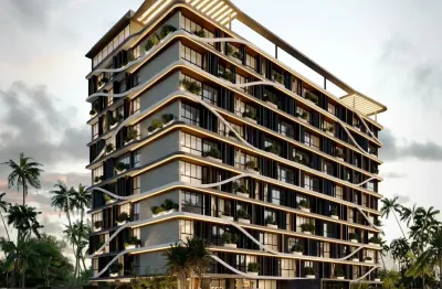 Investimento excelente e facilitado! studio / flat à venda em ponta de campina, cabedelo - paraíba. ed.  alta wave. entrega dezembro/26