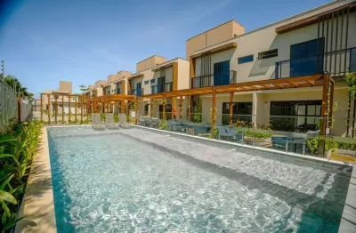 Pronto pra morar! casas em cond. fechado a 100m da praia