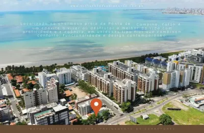 100m da praia de ponta de campina +  perto do lovina + get mall lançamento + flats de alto padrão + só 10% de sinal +  pagamento super facilitado +