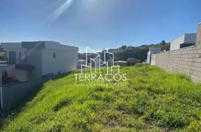 Condomínio terras de jundiaí, terreno em aclive à venda, bairro vale azul