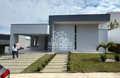 Vida real country club, moderna casa térrea recém construída à venda com piscina privativa, itupeva sp
