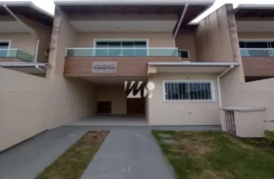 Sobrado geminado 2 quartos 75m² - nova palhoça - mrt