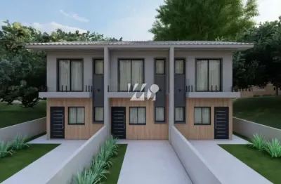 Sobrado geminado 3 quartos com 1 suíte e 107m² - aririú - mrt