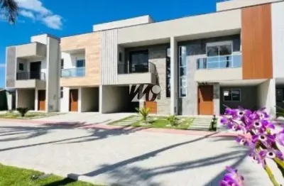 Casa em condomínio fechado com 3 quartos à venda na Avenida Vereador Aldo Antônio de Souza, 1, Sertão do Maruim, São José