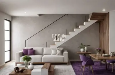 Sobrado geminado de 2 suítes com sacada e 80m² - bela vista - mrt