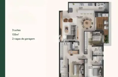 Apartamento com 3 quartos à venda na Rua dos Beija-Flores, 00, Pedra Branca, Palhoça