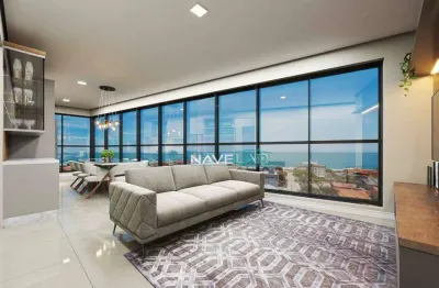 Apartamento com vista para o mar na praia do trapiche em penha