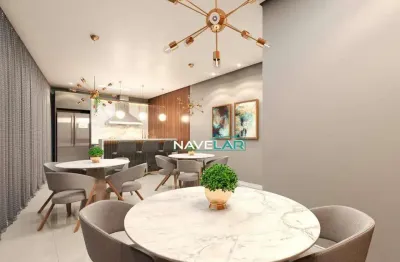 Apartamento com 2 dormitórios à venda, 76 m² por r$ 568.867,00 - gravatá - navegantes/sc
