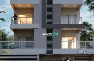Apartamento com 2 dormitórios à venda, 75 m² por r$ 599.000 - gravatá - navegantes/sc