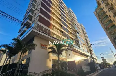 Apartamento no residencial smart no centro de navegantes a 50 metros da praia, 2 quartos e lazer completo