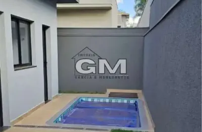 Casa em condomínio fechado com 3 quartos à venda no jardim cybelli, ribeirão preto , 150 m2 por r$ 1.230.000