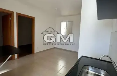 Apartamento com 2 quartos para alugar no Chácaras Pedro Corrêa de Carvalho, Ribeirão Preto , 43 m2 por R$ 1.000