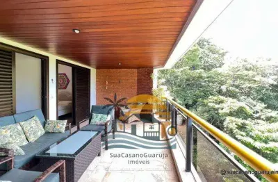 Apartamento sorocotuba com 3 dormitórios à venda, 168 m² por r 1.050.000 - guarujá/sp