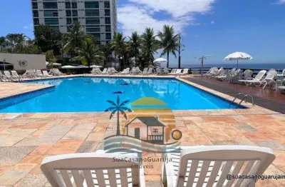 Apartamento penhasco 5 estrelas com 3 dormitórios à venda, 100 m² por r$ 580.000 - praia da enseada – tortugas - guarujá/sp ap0280