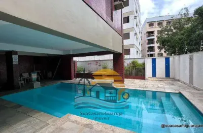 Apartamento com 3 dormitórios à venda, 110 m² por r$ 650.000,00 - praia da enseada – hotéis - guarujá/sp