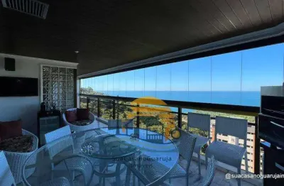 Apartamento sorocotuba com 3 dormitórios à venda, 168 m² por r$ 1.100.000 - guarujá/sp