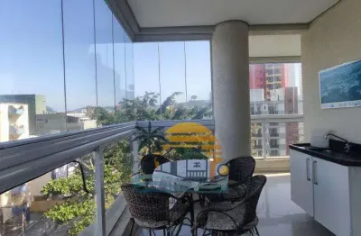 Apartamento com 3 dormitórios à venda, 100 m² por r$ 700.000,00 - praia da enseada – rufino’s - guarujá/sp