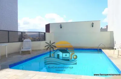Apartamento venda 3 dormitorios com piscina enseada guaruja