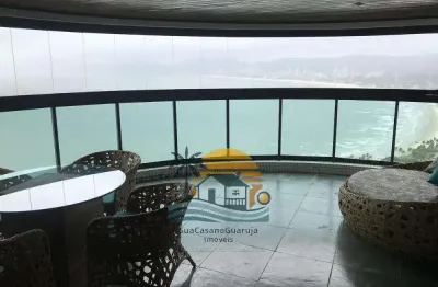 Apartamento frente mar condominio tortugas guaruja 4 suites enseada 224 m2 2 vagas parque enseada cod apf3954v