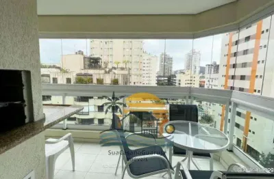 Apartamento com 3 suítes varanda gourmet , 120 m² por r$ 800.000 - balneário guarujá - guarujá/sp cod. apc6148