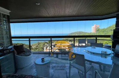 Apartamento 3 dormitorios 2 suites 168 m2 2 vagas vista mar condominio sorocotuba guaruja sp cod ap1210903v