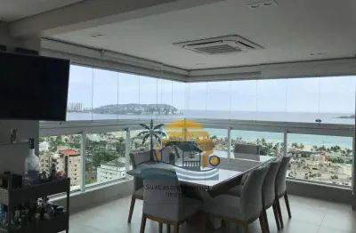 Apartamento 4 suites 151 m2 2 vagas 6 banheiros r$ 2500000 guaruja sp balneario cidade atlantica cod ap40326v