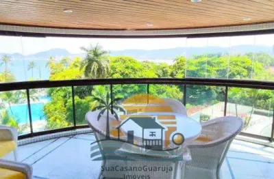 Apartamento 4 suites tortugas guaruja 224 m2 2 vagas frente mar parque enseada guaruja cod apf62629v