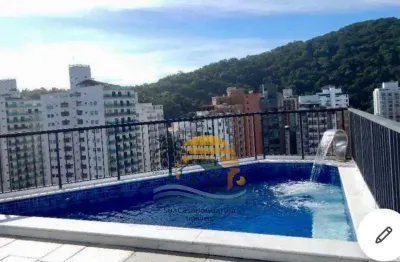 Cobertura com 3 dormitórios à venda, 300 m² por r$ 1.200.000 - barra funda - guarujá/sp cod.  cod50662v