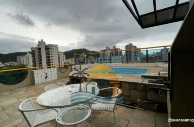 Cobertura com 2 dormitórios à venda, 226 m² por r$ 530.000 - jardim tejereba - guarujá/sp cod. cb7823v
