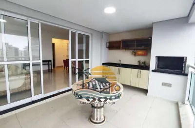 Apartamento com 3 dormitórios 1 suíte 2 vagas varanda gourmet 135 m² vista para o mar lazer completo nas astúrias ap38976l