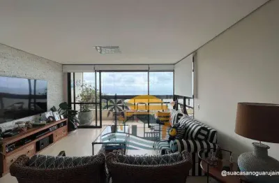 Apartamento com 4 dormitórios 4 suites 2 vagas 175 m² por r$ 1.500.000 - sorocotuba - guarujá/sp