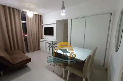 Apartamento com 2 dormitórios, lado praia 1 vaga 78 ,m² na enseada