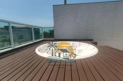 Cobertura penthouse 3 dormitórios jacuzzi churrasquera no tombo