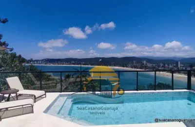 Casa peninsula com 3 dormitórios à venda, 496 m² por r$ 5.800.000 - guarujá/sp