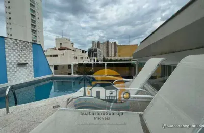 Cobertura locação com 4 dormitórios 315 m² por r$ 9.100,00  - praia da enseada – aquário - guarujá/sp