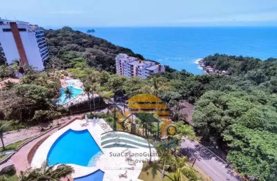 Apartamento vista mar condominio sorocotuba guaruja 4 suítes 175m2 2 vagas morro sorocotuba cod 015t