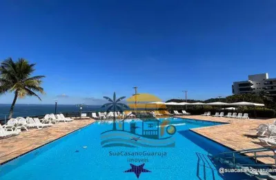 Apartamento penhasco 5 estrelas com 3 dormitórios  100 m² por r$ 680.000  tortugas - guarujá/sp