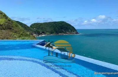 Apartamento com vista mar à venda – 2 suítes e lazer completo no penhasco das tartarugas guarujá – 80m² e 2 vagas – ap5081012v