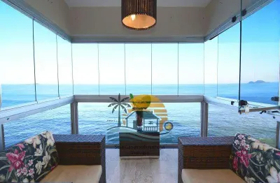 Apartamento venda 3 dormitorios 1 suite  120m²  1 vaga reformado vista mar pitangueiras - guarujá r0748151